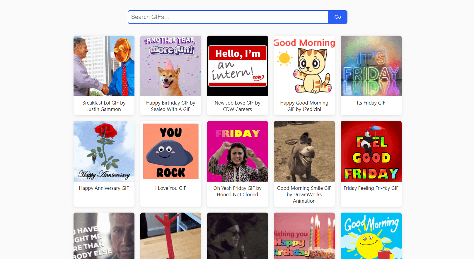 GIF Explorer
