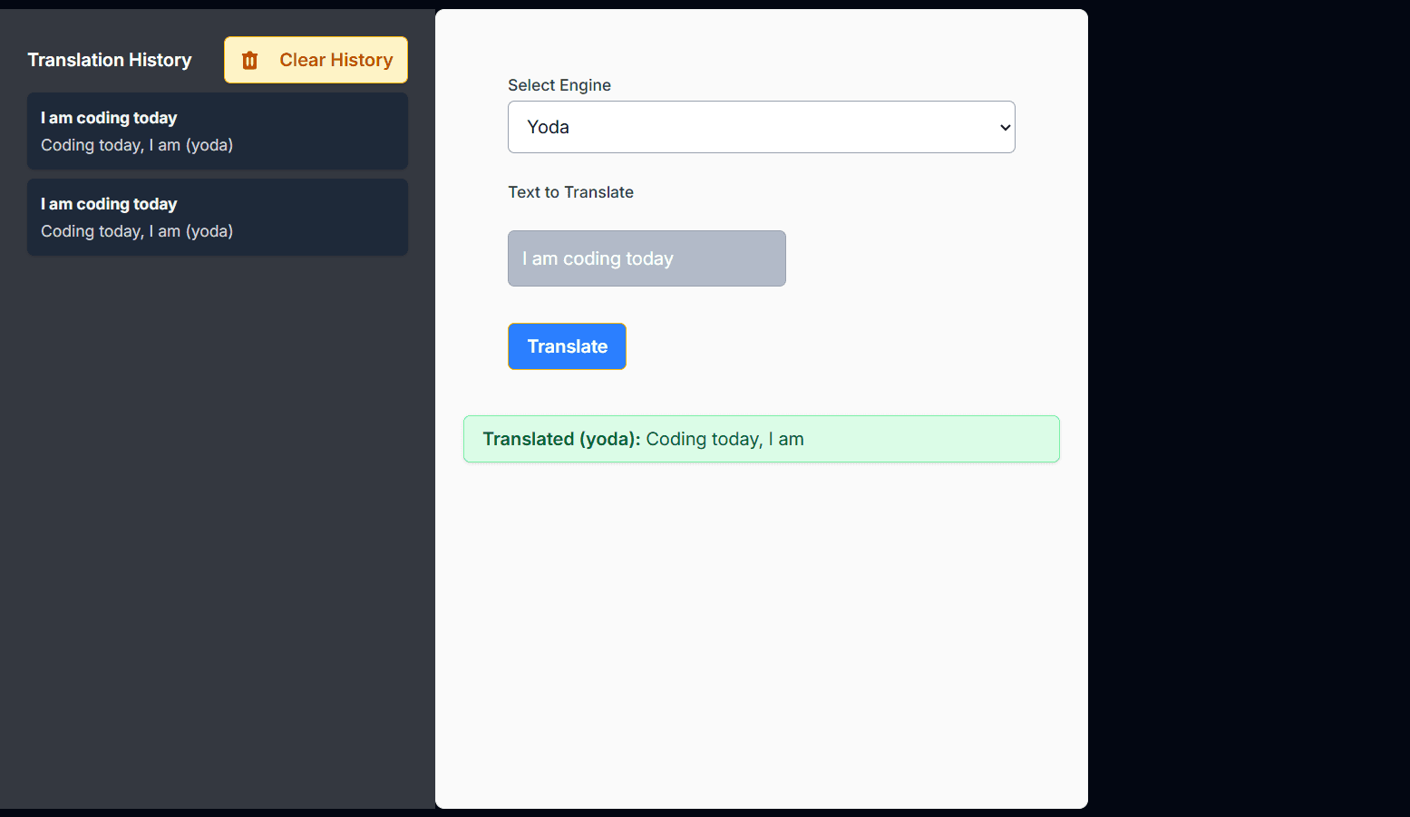 Fun Translations App